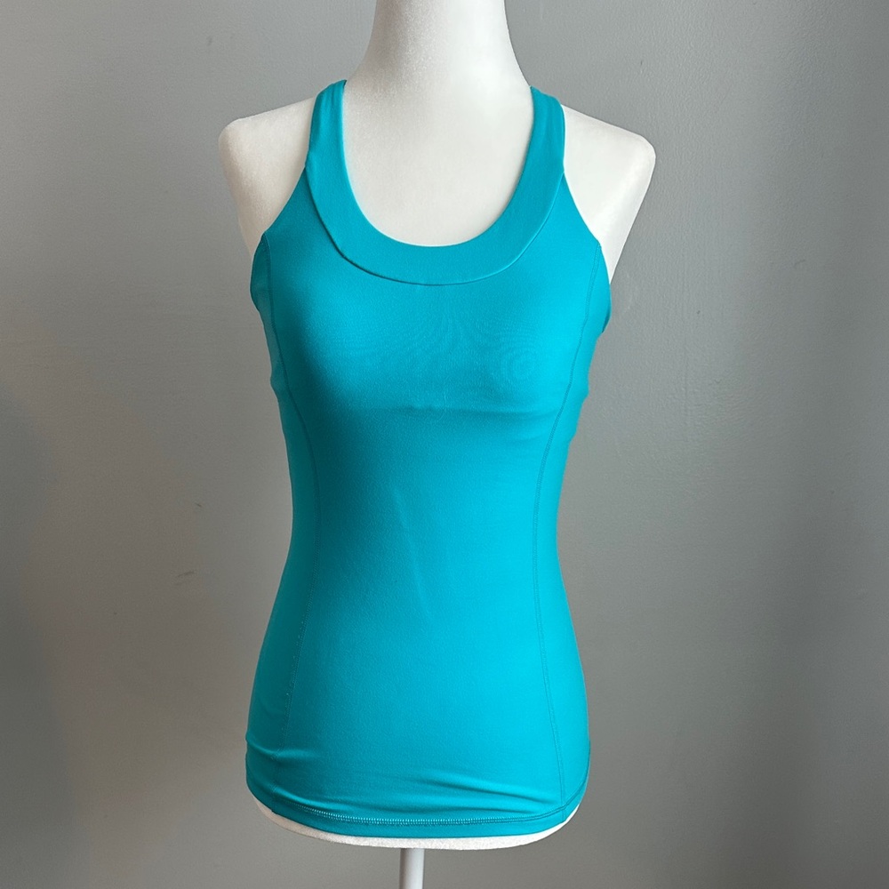 Lululemon Athletica Aqua Blue Tank Top